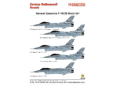 Kalkomania - General Dynamics F-16C/D Block 52+ - zdjęcie 2