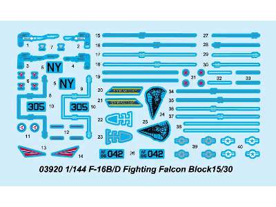 F-16b/d Fighting Falcon Block15/30 - zdjęcie 3