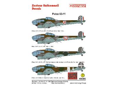 Kalkomania - Potez 63-11 - zdjęcie 2