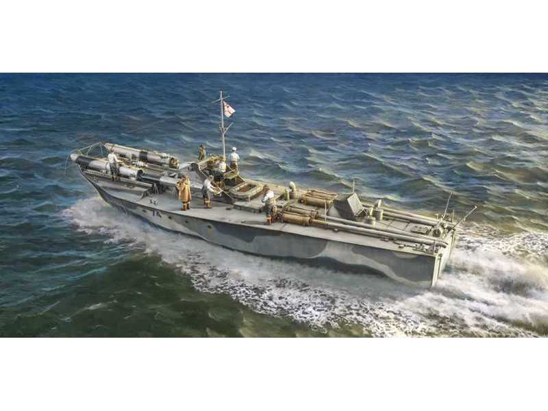 Kuter torpedowy MTB 74 z załogą - zdjęcie 1 Kuter torpedowy MTB 74 z załogą - zdjęcie 1