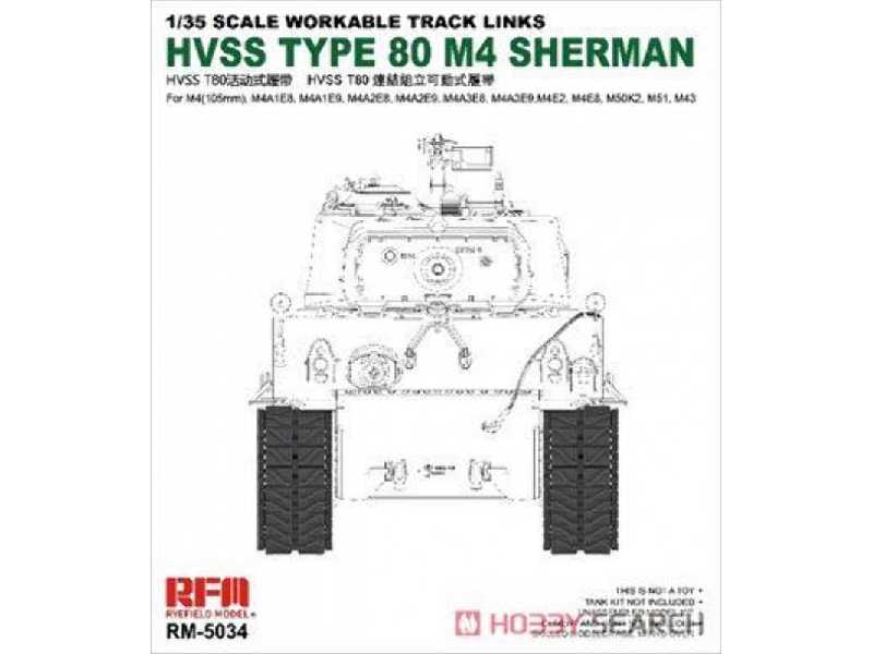 Gąsienice HVSS Typ 80 do M4 Sherman - zdjęcie 1