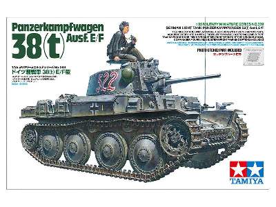 Panzerkampfwagen 38(t) Ausf.E/F niemiecki lekki czołg - zdjęcie 2
