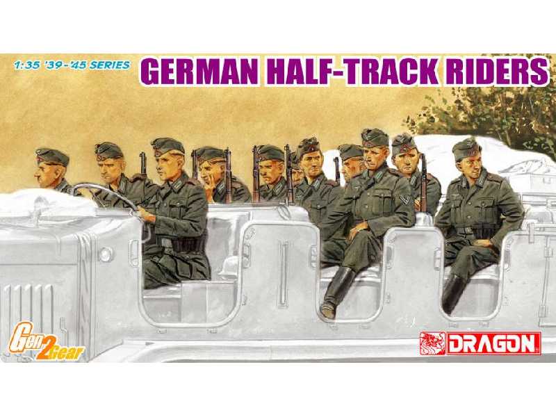 Figurki German Half-Track Riders - zdjęcie 1 Figurki German Half-Track Riders - zdjęcie 1