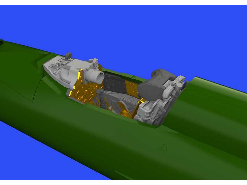 MiG-21PFM cockpit 1/72 - Eduard - zdjęcie 1