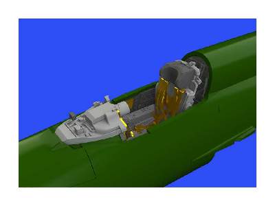 MiG-21PFM cockpit 1/72 - Eduard - zdjęcie 5