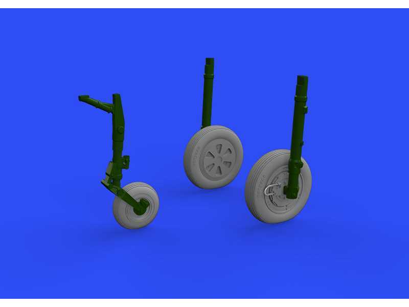 MiG-21PF wheels 1/72 - zdjęcie 1 MiG-21PF wheels 1/72 - zdjęcie 1