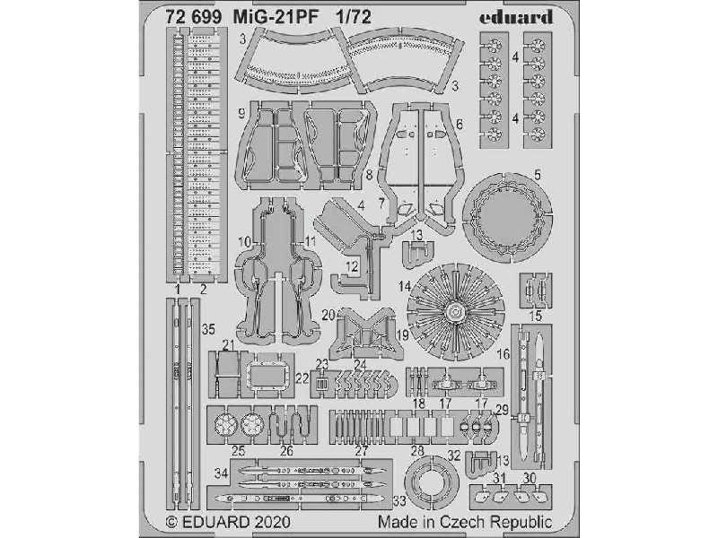 MiG-21PF 1/72 - zdjęcie 1 MiG-21PF 1/72 - zdjęcie 1