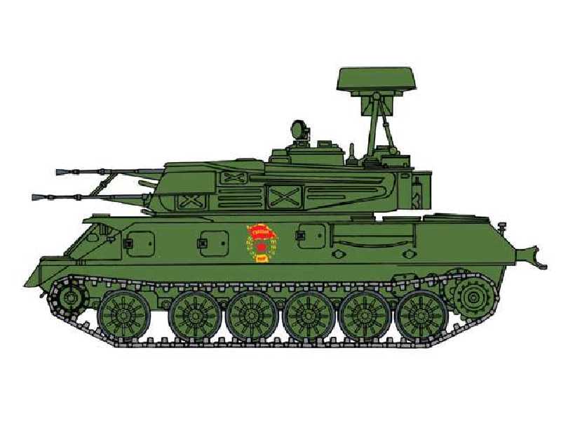 Działo przeciwlotnicze ZSU-23-4M Szyłka + Motor Rifle Troops - zdjęcie 1