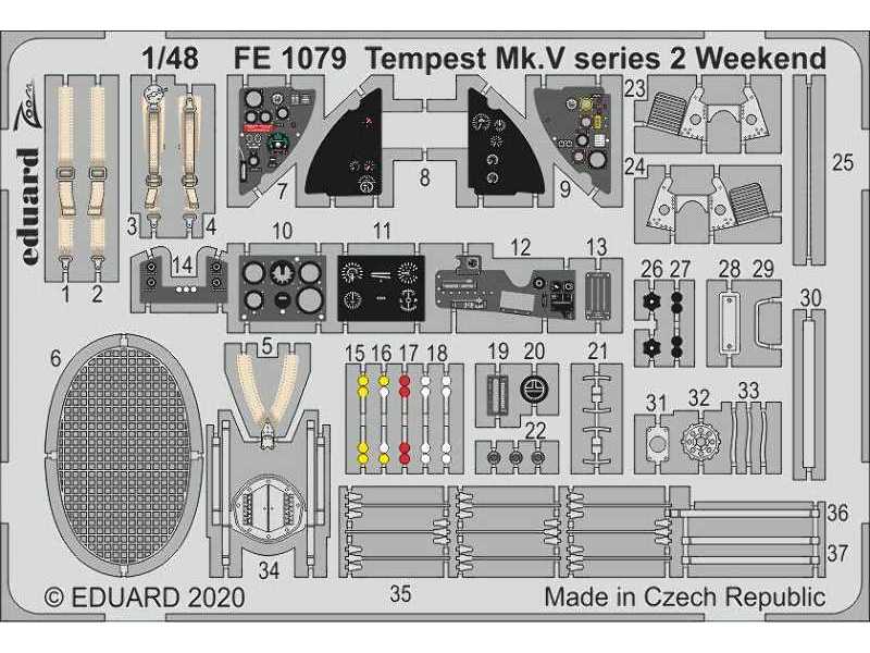 Tempest Mk. V series 2 Weekend 1/48 - zdjęcie 1 Tempest Mk. V series 2 Weekend 1/48 - zdjęcie 1