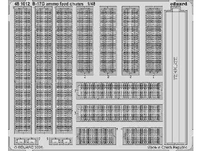 B-17G ammo feed chutes 1/48 - Hk Models - zdjęcie 1