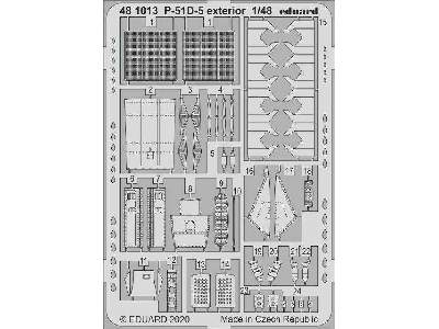 P-51D-5 exterior 1/48 - zdjęcie 1