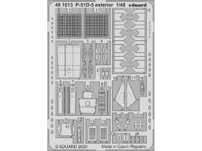 P-51D-5 exterior 1/48 - zdjęcie 1 P-51D-5 exterior 1/48 - zdjęcie 1