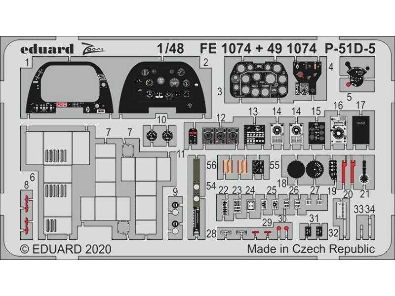 P-51D-5 interior 1/48 - zdjęcie 1