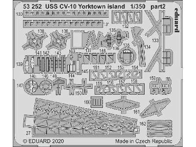 USS CV-10 Yorktown island 1/350 - Trumpeter - zdjęcie 2