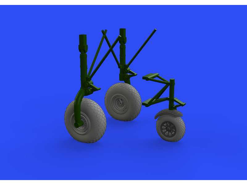 B-24 wheels (9spoke front wheel) 1/32 - Hobby Boss - zdjęcie 1 B-24 wheels (9spoke front wheel) 1/32 - Hobby Boss - zdjęcie 1
