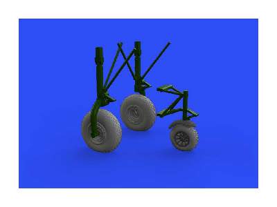 B-24 wheels (9spoke front wheel) 1/32 - Hobby Boss - zdjęcie 4