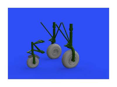 B-24 wheels (9spoke front wheel) 1/32 - Hobby Boss - zdjęcie 7