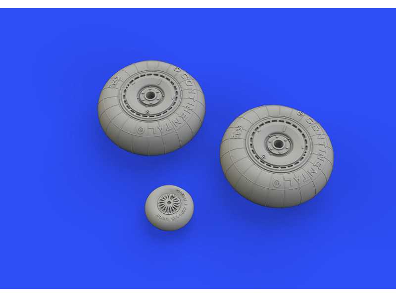 He 111 wheels late 1/48 - Icm - zdjęcie 1 He 111 wheels late 1/48 - Icm - zdjęcie 1