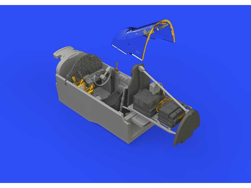 P-38G cockpit 1/48 - zdjęcie 1 P-38G cockpit 1/48 - zdjęcie 1