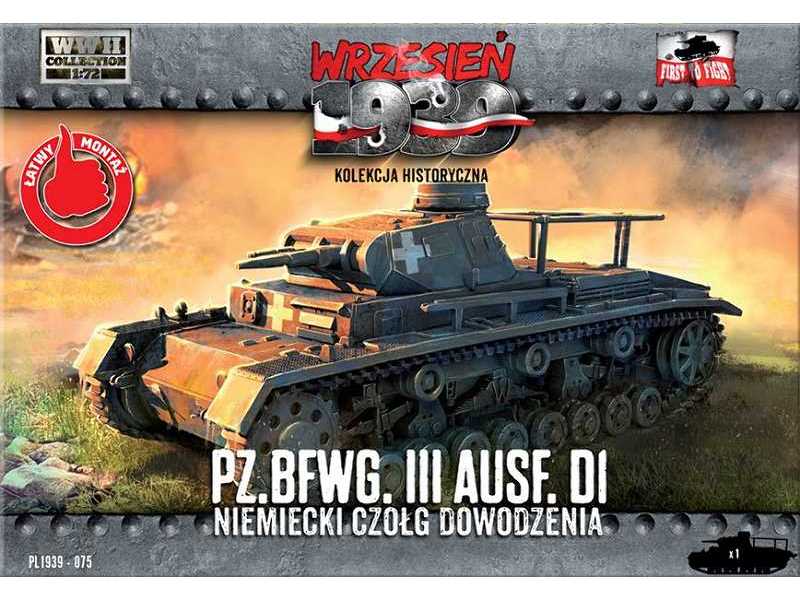 Niemiecki czołg dowodzenia Pz.Bfwg. III Ausf. D1 - zdjęcie 1