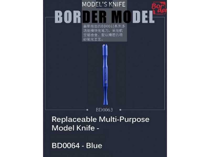 Multi-purpose Model Knife (3 In 1) Blue - zdjęcie 1 Multi-purpose Model Knife (3 In 1) Blue - zdjęcie 1