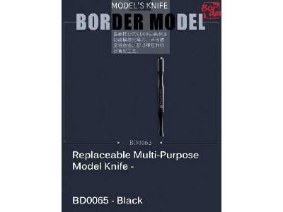 Multi-purpose Model Knife (3 In 1) Black - zdjęcie 1