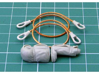 Towing Cables For Soviet Mbt T-54 (Set Designed For Miniart Kit. - zdjęcie 1