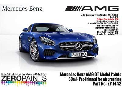 1442 Mercedes Amg Gt Brillnt Blue - zdjęcie 1