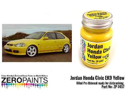 1457 Jordan Honda Civic Yellow - zdjęcie 1