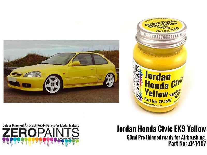 1457 Jordan Honda Civic Yellow - zdjęcie 1 1457 Jordan Honda Civic Yellow - zdjęcie 1
