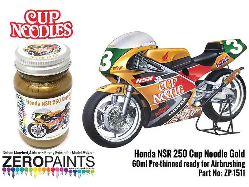 1511 Honda Nsr 250 Cup Noodle Gold - zdjęcie 1 1511 Honda Nsr 250 Cup Noodle Gold - zdjęcie 1