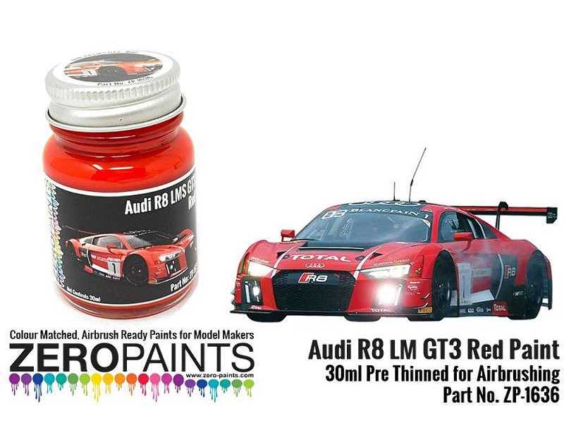 1636 Audi R8 Lm Gt3 Red - zdjęcie 1 1636 Audi R8 Lm Gt3 Red - zdjęcie 1