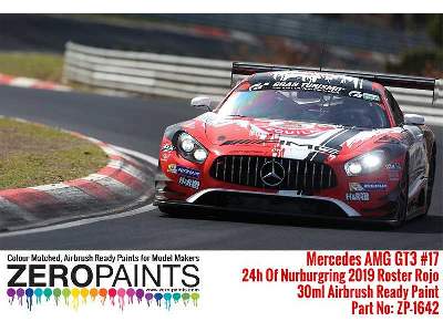 1642 Mercedes Amg Gt3 17 Adac Total 24h Of Nurburgring 2019 Red - zdjęcie 2