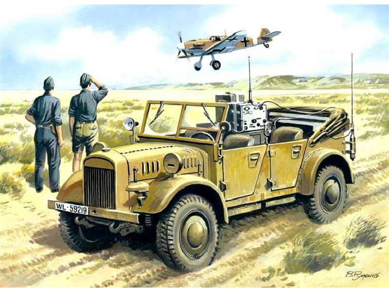 le. gl. Einheits-Pkw (Kfz.2) - niemiecki samochód łączności - zdjęcie 1 le. gl. Einheits-Pkw (Kfz.2) - niemiecki samochód łączności - zdjęcie 1