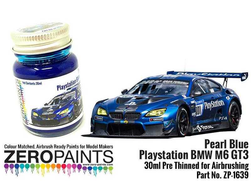 1639 Pearl Blue Playstation Bmw M6 Gt3 - zdjęcie 1 1639 Pearl Blue Playstation Bmw M6 Gt3 - zdjęcie 1