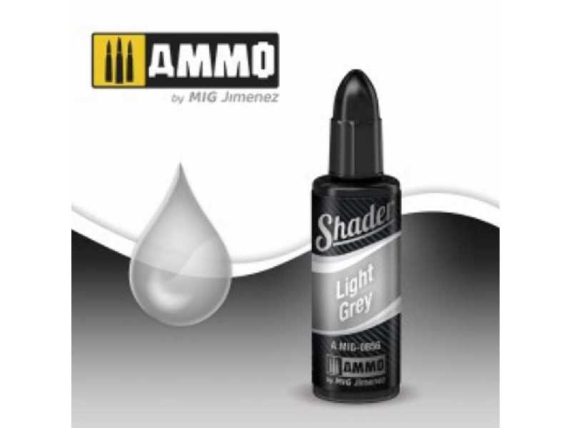 A.Mig 0856 Light Grey Shader - zdjęcie 1 A.Mig 0856 Light Grey Shader - zdjęcie 1