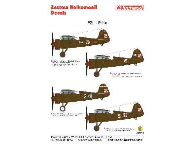Kalkomania - PZL P.11C - zdjęcie 2