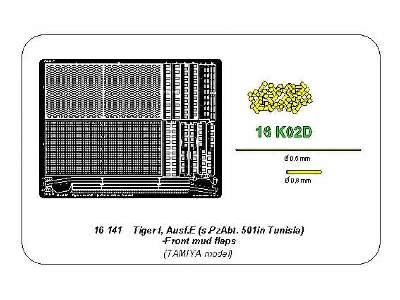 Tiger I,E Tunezyjski z 501 Abt. - Przednie błotniki - zdjęcie 10