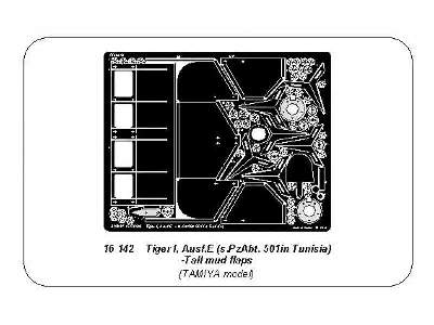 Tiger I,E Tunezyjski z 501 Abt.- Tylne błotniki - zdjęcie 8
