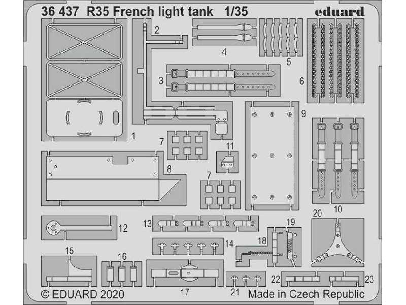 R35 French light tank 1/35 - Tamiya - zdjęcie 1 R35 French light tank 1/35 - Tamiya - zdjęcie 1