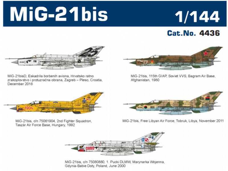 MiG-21bis 1/144 - zdjęcie 1 MiG-21bis 1/144 - zdjęcie 1