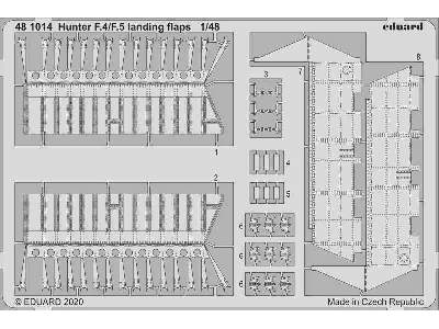 Hunter F.4/ F.5 landing flaps 1/48 - zdjęcie 1