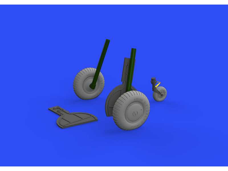 Bf 108 wheels 1/32 - Eduard - zdjęcie 1 Bf 108 wheels 1/32 - Eduard - zdjęcie 1