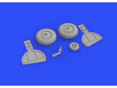 Bf 108 wheels 1/32 - Eduard - zdjęcie 2