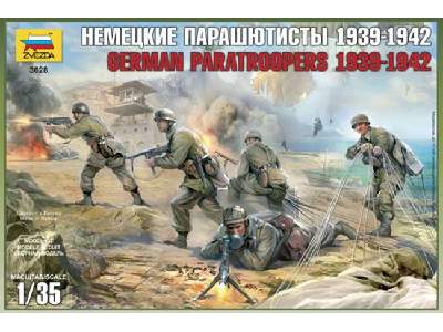 Figurki Niemieccy spadachroniarze - Kreta 1941 - zdjęcie 1