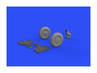 Bf 108 wheels 1/32 - Eduard - zdjęcie 8