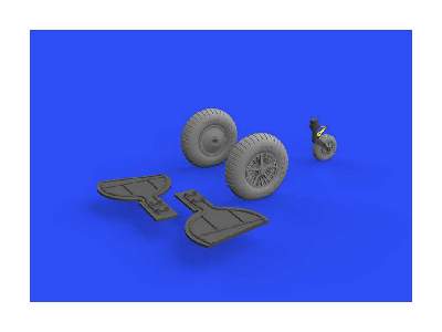 Bf 108 wheels spoked 1/32 - Eduard - zdjęcie 6