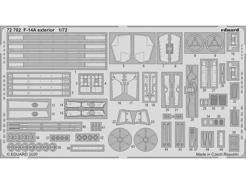 F-14A exterior 1/72 - zdjęcie 1 F-14A exterior 1/72 - zdjęcie 1