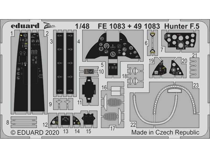 Hunter F.5 1/48 - zdjęcie 1 Hunter F.5 1/48 - zdjęcie 1