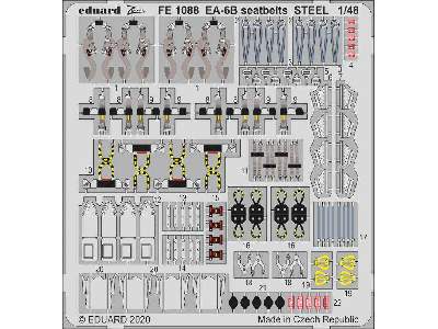 EA-6B seatbelts STEEL 1/48 - zdjęcie 1